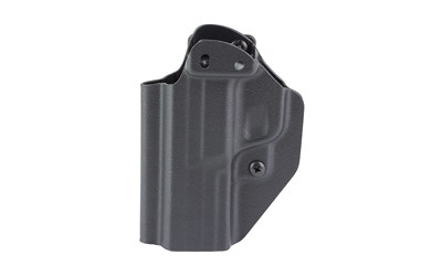 Mission First Tactical AIWB/OWB Series, Appendix/Inside/Outside Waistband Holster, Fits S&W Shield EX-9, Boltaron, Black, Ambidextrous, Includes 1" Belt Clip HSWSH-EZ9AIWBA