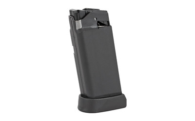 GLOCK OEM Magazine, 45ACP, 6 Rounds, For GLOCK 36, Cardboard Style Packaging, Polymer, Black 3606