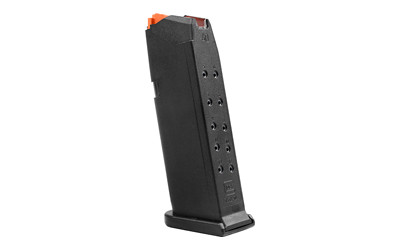 GLOCK OEM Magazine, 40 S&W, 13 Rounds, For GLOCK 23, Cardboard Style Packaging, Black, Orange Follower, Gen5 65281