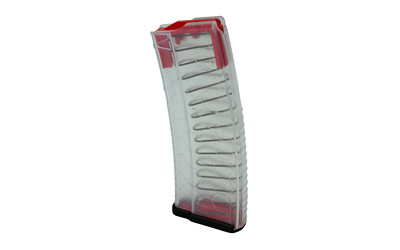 HEXMAG Magazine, Hexview Series 2, 223 Remington/5.56 NATO, 30 Rounds, Fits AR Rifles, Translucent Clear HX30-AR15S2-CLR