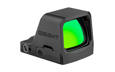 OSight Osight C, Handgun Sight, RMR Footprint, Matte Finish, Black, 3 MOA Green Dot and 32 MOA Circle, Side Loading CR1632 Battery OSIGHTCGN