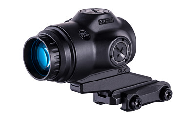 Primary Arms SLx MicroPrism, 23MM Objective, 3X Magnification, ACSS Raptor Reticle, Holdovers for 7.62X39 and 300Blackout, Trijicon Mini-ACOG Mount Compatible, Anodized Finish, Black SLX-3XMP-RAPTOR-7YP
