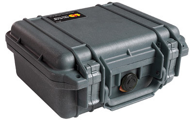 Pelican Protector Case, 1200, 9.5"X7.25"X4", Black 1200-000-110
