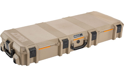 Pelican V730, Vault Tactical Rifle Case, With Foam, Tan, 47.12"x 19.18"x 6.90" VCV730-0000-TAN
