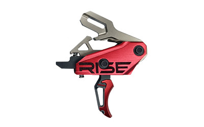 Rise Armament Rev 535 Trigger, Fits AR Style Rifles, Black and Red T35-BR