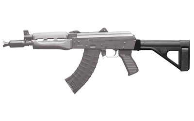 SB Tactical SOB47, Pistol Stabilizing Brace, Fits AK Pistol, Black, Includes AK Adapter, Adjustable Nylon Strap SOB47-01-SB