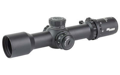 Sig Sauer TANGO DMR, Rifle Scope, 2-12X Magnification, First Focal Plane, MOA Illuminated Milling 2.0 Reticle, 42mm Objective, 30mm Main Tube, Black SOTD62111