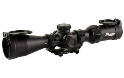 Sig Sauer Tango MSR, Rifle Scope, 3-18X50mm, First Focal Plane, MRAD Illuminated Milling 2.0 Reticle, 50mm Objective, 34mm Main Tube, Matte Finish, Black, 0.1 MRAD Adjustment, Included Mount and Flip Lens Covers SOTM63001
