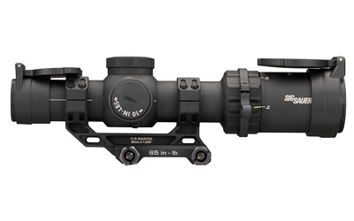 Sig Sauer TANGO MSR Compact, Rifle Scope, 1-10X Magnification, First Focal Plane, Illuminated BDC 10 Reticle, 24mm Objective, 30mm Main Tube, Black, Includes ALPHA MSR 1.535" Mount SOTMC11002