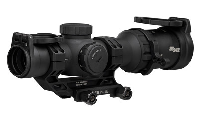 Sig Sauer TANGO MSR Compact, Rifle Scope, 1-6X Magnification, Second Focal Plane, Illuminated BDC 6 Reticle, 24mm Objective, 30mm Main Tube, Black, Includes ALPHA MSR 1.535" Mount SOTMC61000