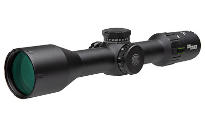 Sig Sauer Whiskey 6, Rifle Scope, 3-18X44mm, Second Focal Plane, Quadplex Reticle, 30mm Main Tube, Matte Finish, Black SOW63114
