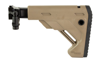 Sig Sauer Folding and Telescoping Stock, Fits Sig MCX/MPX, 1913 Interface, Flat Dark Earth STOCK-X-FOLD-TELE-FDE
