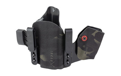 Safariland INCOG-X, Joint Collaboration with Haley Strategic, Inside the Waistband Holster, Fits SIG P365 X-Macro Fuse, Integrated Magazine Caddy, Microfiber Suede Wrapped Boltaron Construction, Multicam Black, Right Hand 1341395