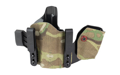 Safariland INCOG-X, Joint Collaboration with Haley Strategic, Inside the Waistband Holster, Fits SIG P365/X/XL, Integrated Magazine Caddy, Microfiber Suede Wrapped Boltaron Construction, Multicam, Right Hand 1341423