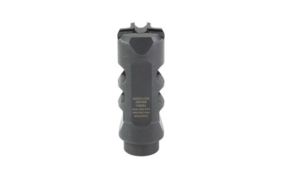 Ultradyne USA Mercury, Compensator Muzzle Brake with Timing Nut, AR, .308 Winchester/7.62NATO, 5/8X24 Thread Pitch, .975" Outside Diameter, Stainless Steel, Black UD10817