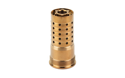 Q Cherry Bomb, Muzzle Brake, 8.6 Blackout, 5/8X24 Thread Pitch, Gold CB-5-8-24-8.6