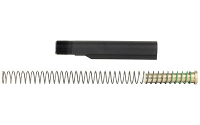 Sons of Liberty Gun Works A5 Buffer System, Buffer Tube Complete Assembly, 9 Position A5 Buffer Tube, Sprinco Green Spring, A5H2 Buffer, FCD Castle Nut and Quick Detach End Plate, Fits AR Rifles, Black A5KIT
