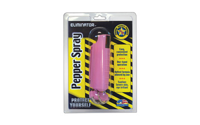 PS Products Eliminator, Pepper Spray, .5oz, with Pink Hard Case, Aerosol Can EHC14PK-C