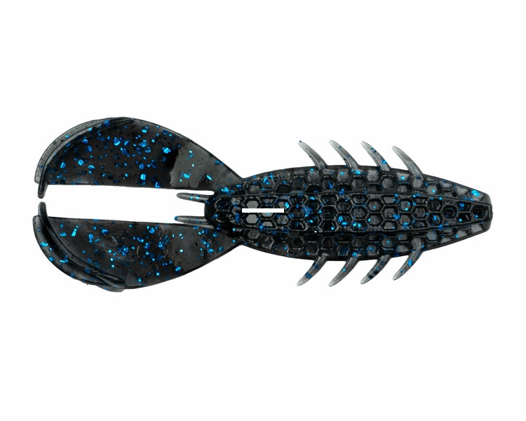 BaitFuel HexTek The Rascal, 3.5'' Black Blue Flake