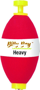 Betts BB Big Boy Bobber: Wgt, Oval 2.5'' Red/White 50pc