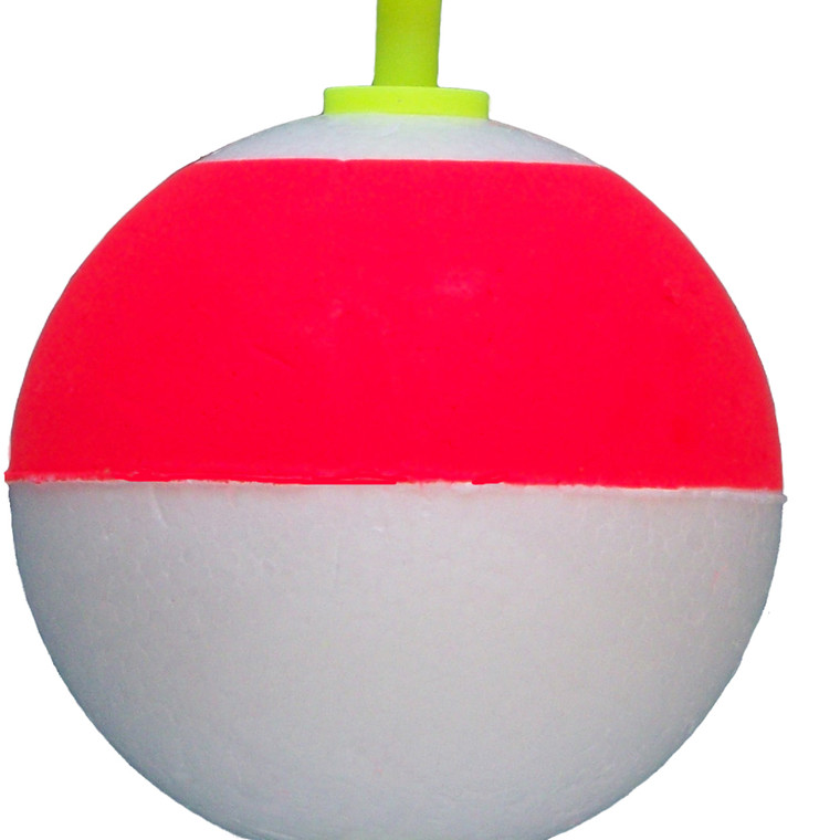 Comal Snap-On Float, Round 1.5'' Red/White