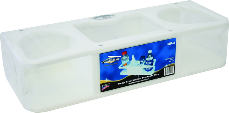 Deep Blue Boat Drink Holder, 2 Cups; Storage-SM