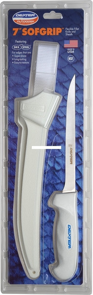 Dexter Sofgrip Fillet Knife, 7'' with Scabbard