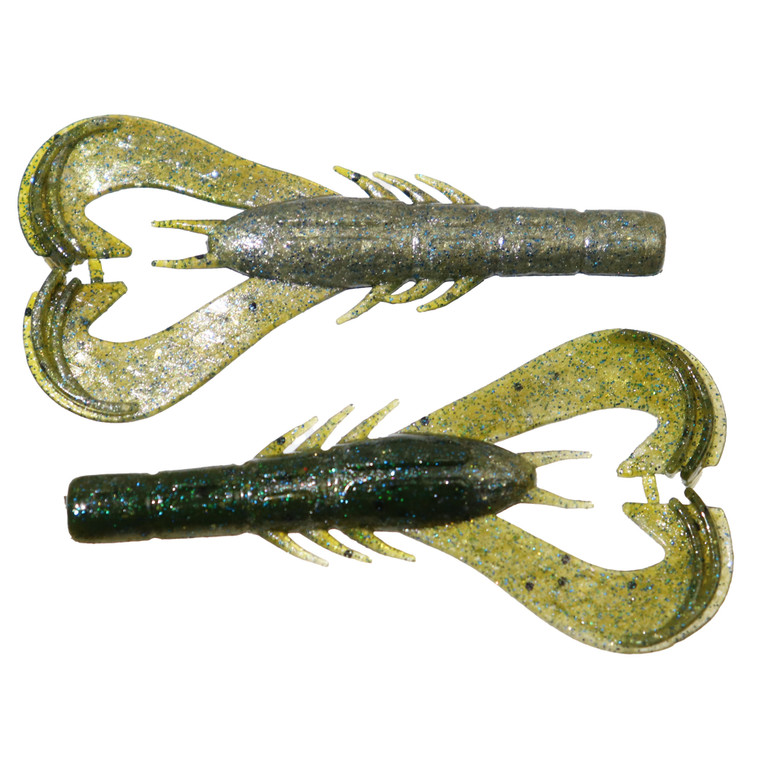 Googan Krackin' Craw, 3'' Natural 10pk