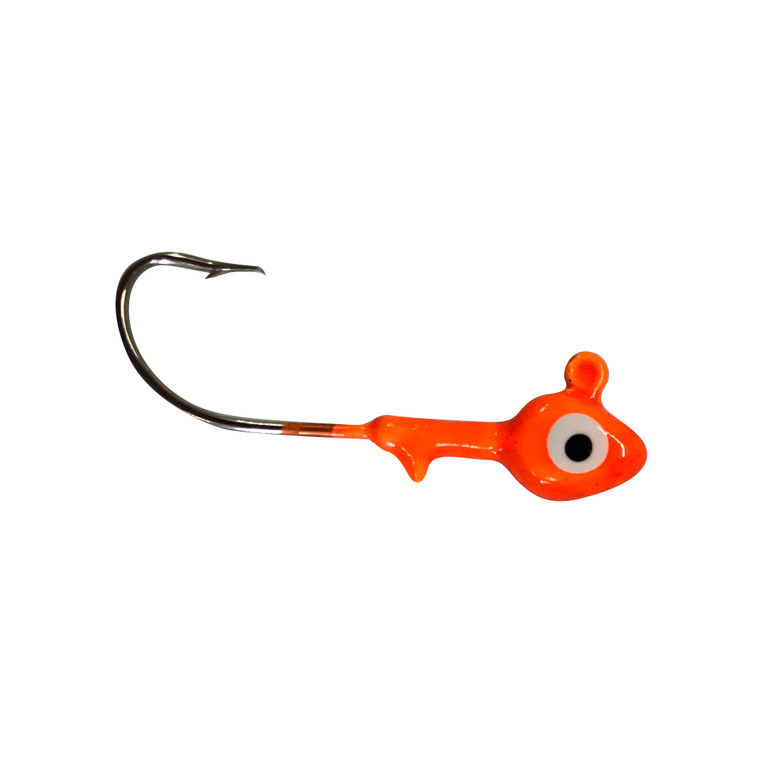 HeadHunter SW Jighead, 1/8oz Flo Orange 10pk