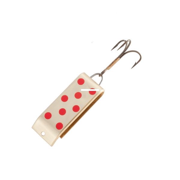 Jakes Lures Spin A Lure, 2/3oz Gold/Red Dots