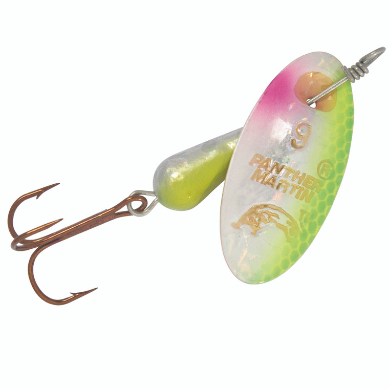 Panther InLine Spinner, Holographic Chartreuse