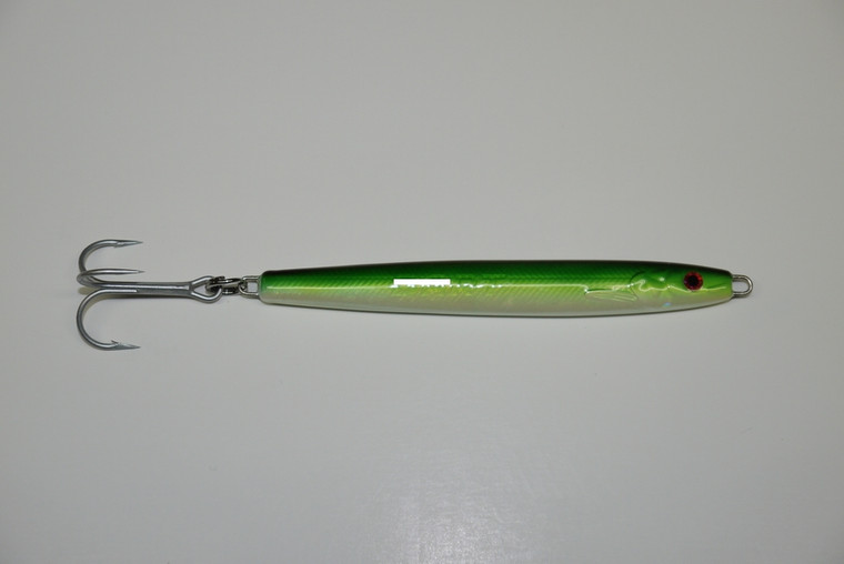 Point Wilson Candlefish Jig, 3 1/2oz Green/Pearl