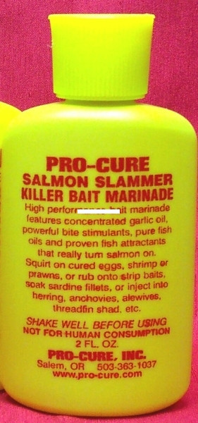 Pro-Cure Bait Oil, 2oz Salmon Slammer
