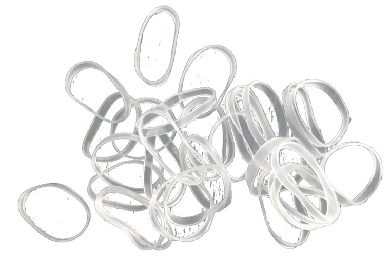 R&R Tackle Rigging Band, Small Clear 200pk