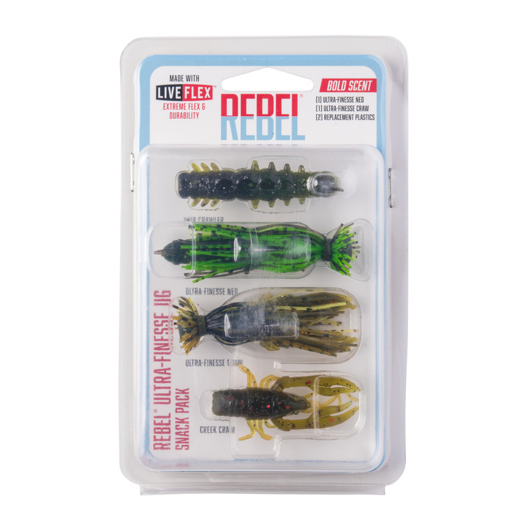 Rebel Finesse Jig Kit, Asst Sizes/Colors