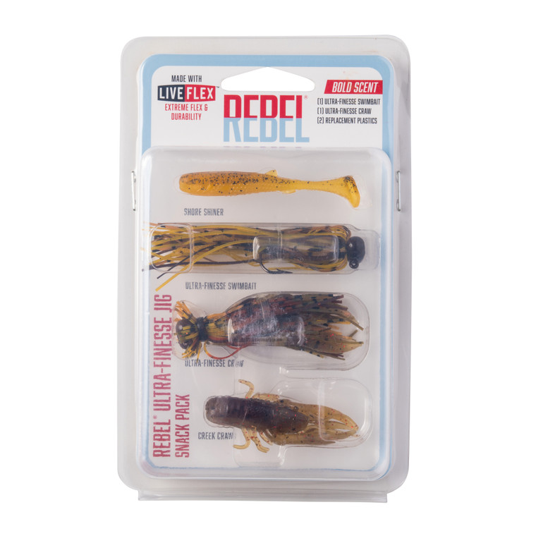 Rebel Finesse Jig Kit, Asst Sizes/Colors