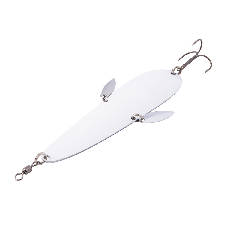 War Eagle Sonar Flash Spoon, White 1pk