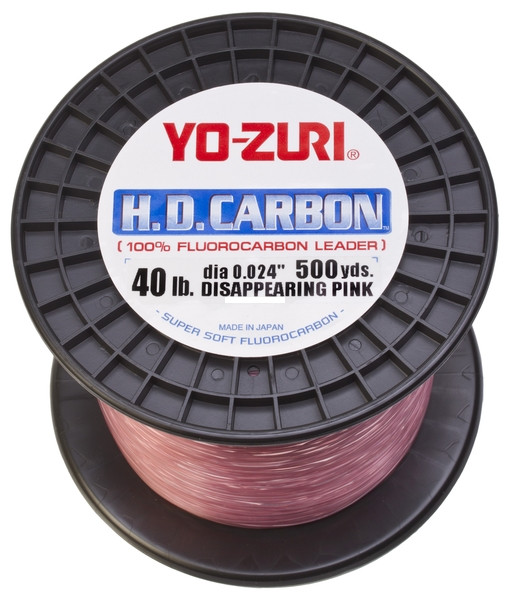 Yo-Zuri Fluorocarbon, 500 yd Pink 40lb