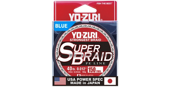 Yo-Zuri Super Braid, 3000 yd Blue 65lb