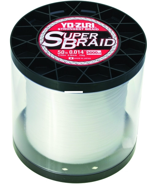 Yo-Zuri Super Braid, 3000 yd White 50lb