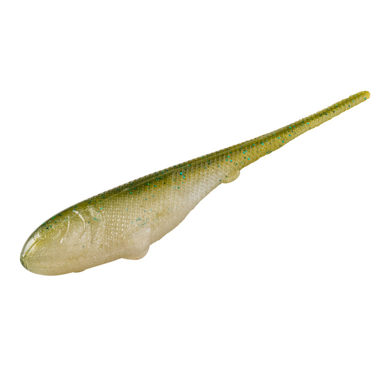 Yum Scottsboro Sniper Shad, 4'' Tenkiller Gold 8pk