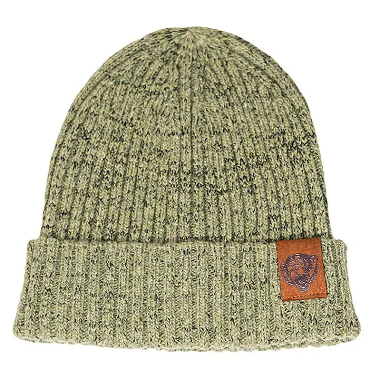 Fish Monkey - Wooly Head Wool Beenie - Osfm Ribbed Green -