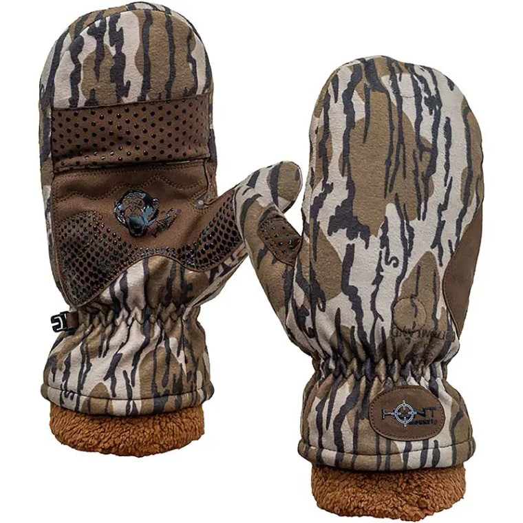 Fish Monkey - The Heater Flip Top Mitten - Sml Org Bottomland -
