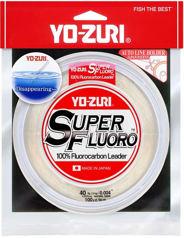 Yo-Zuri - Superfluoro Leader - Natural Clear 60lb 100yd -