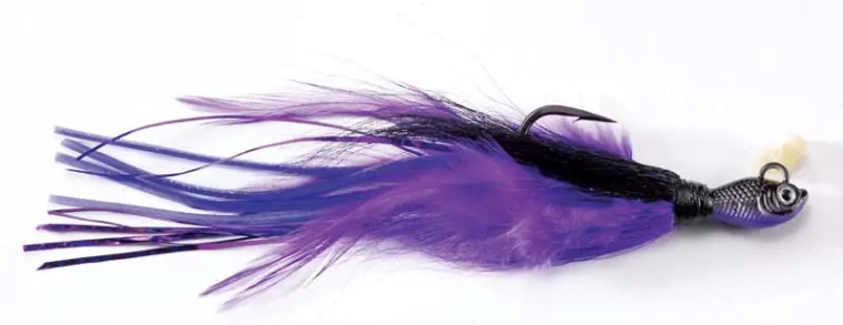 Spro - Power Bucktail - 2oz Custom Blk/purple -