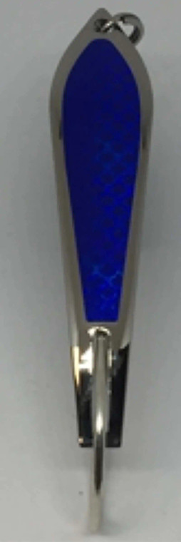 Gator Lures - Kingspoon #200 Spoon - .9oz Silver Blue Tape -