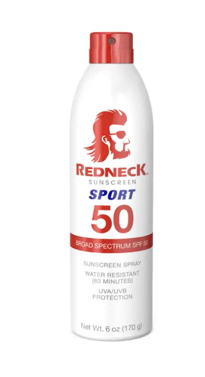 Redneck Sunscreen - Sport Spray Sunscreen - 6oz Spf 50 Spray -