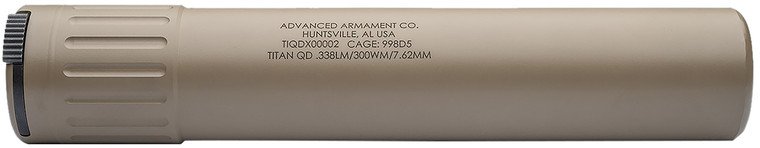 Aac 86601 Silencer Titanqd 338lm8.6blk Fde
