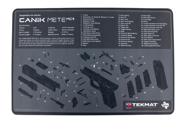 Tekmat Tekr17canikmc9 17x11 Canik Mc9