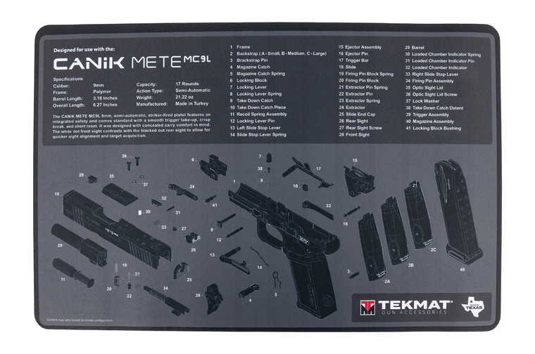Tekmat Tekr17canikmc9l 17x11 Canik Mc9l